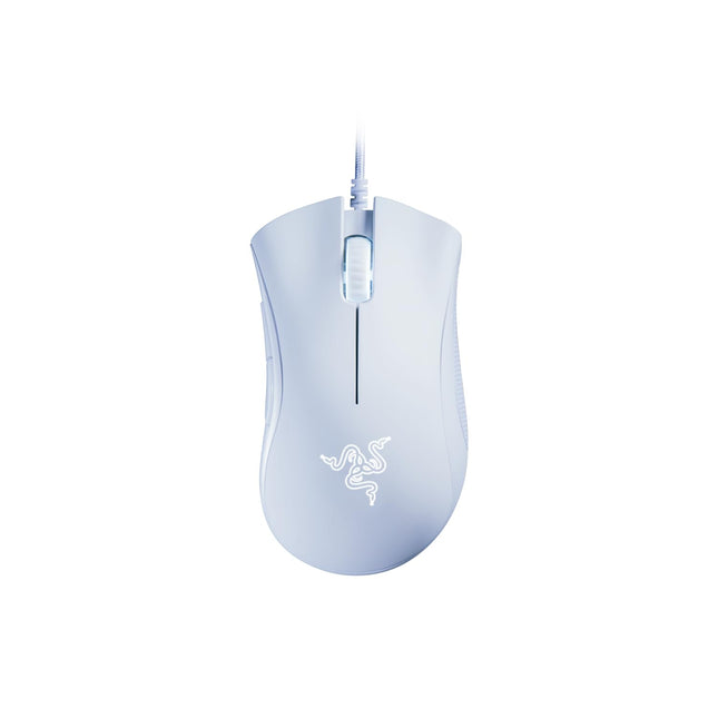 Razer DeathAdder Essential White Edition - 6400 DPI Ergonomic Wired Gaming Mouse - RZ01-03850200-R3M1