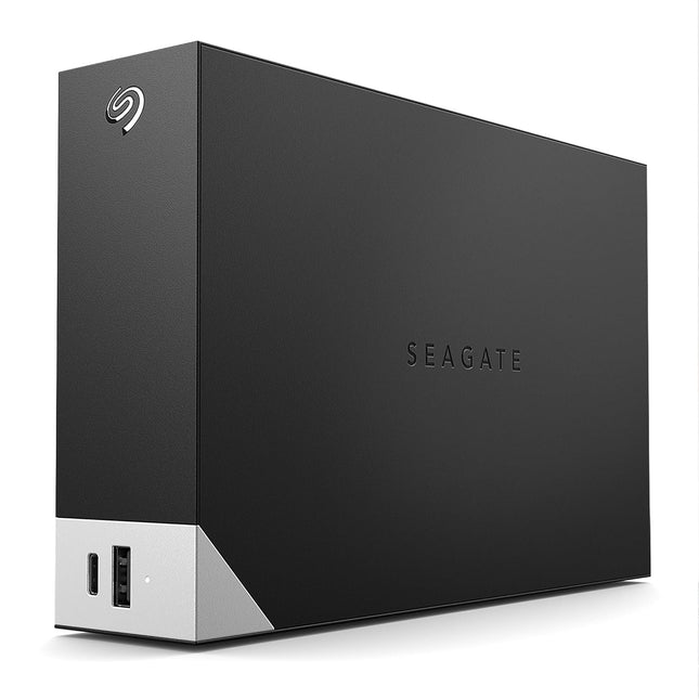 Seagate One Touch Hub 8TB Desktop External HDD USB-C & USB 3.0 Port, with 3 yr Data Recovery Services, for Computer PC Laptop Mac, 6 Month Mylio Create (STLC8000400), Black