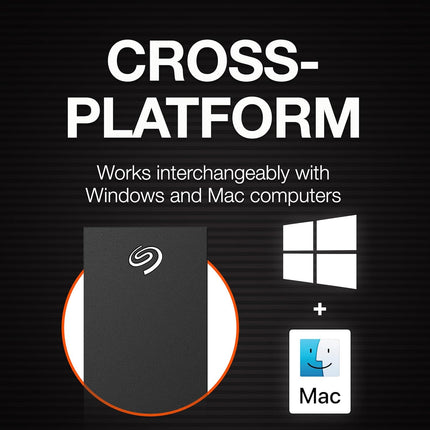 Seagate One Touch Hub 8TB Desktop External HDD USB-C & USB 3.0 Port, with 3 yr Data Recovery Services, for Computer PC Laptop Mac, 6 Month Mylio Create (STLC8000400), Black