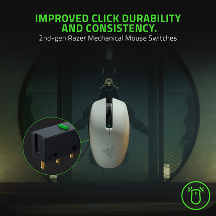 Razer Orochi V2 Mobile Wireless Gaming Mouse with up to 950 Hours of Battery Life with 18000 DPI- White I RZ01-03730400-R3A1