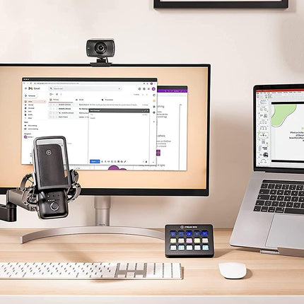 Elgato Wave Mic Arm LP - Premium Low Profile Microphone Arm with Cable Management Channels, Desk Clamp, Versatile Mounting and Fully Adjustable, perfect for Podcast, Streaming, Gaming, Home Office