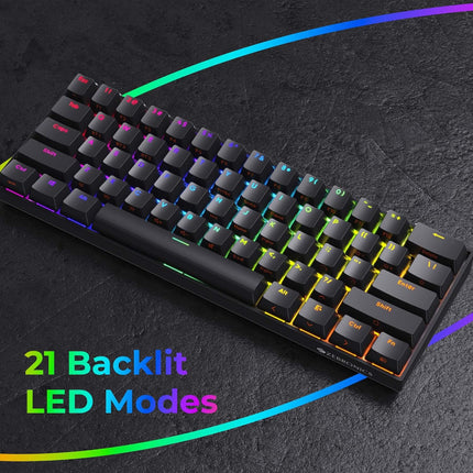 Zebronics ZEB-MAX NINJA 61 keys wireless mechanical keyboard - Unboxify