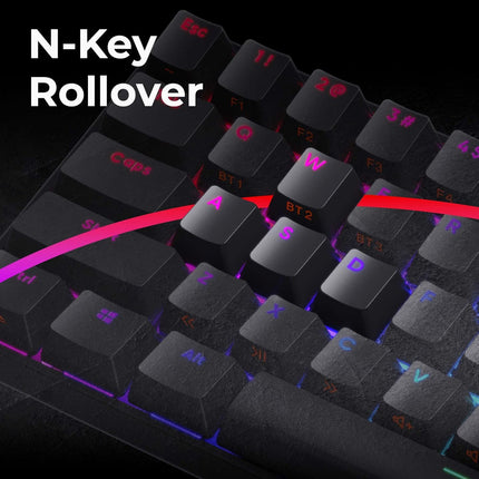 Zebronics ZEB-MAX NINJA 61 keys wireless mechanical keyboard - Unboxify