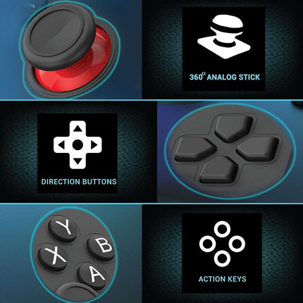 Ant Esports GP310 Wireless Gamepad, Compatible for PC & Laptop (Windows 10/8 /7, Steam) / PS3 / Android