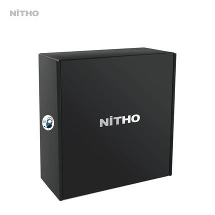 Nitho Atlas Gaming Headset with Microphone, Over-Ear Stereo Headphones for Xbox Series X|S, Xbox One, PS5, PS4, Nintendo Switch, PC, Mobile, 3.5 mm Audio Jack, 50 mm Drivers - Blue