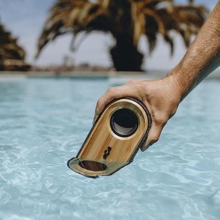 House of Marley Get Together 2 Mini: Portable Speaker with Wireless Bluetooth Connectivity, 15 Hours of Playtime and Sustainable Materials, Signature Black