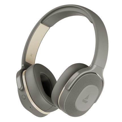 Boat Rockerz 425, ENx Tech, ASAP Charge, 25H Battery, Dual Pair, Stream Ad Free Music via App Support, Bluetooth Headphones, Wireless Over Ear Headphone with Mic (Ash Grey) - Unboxify