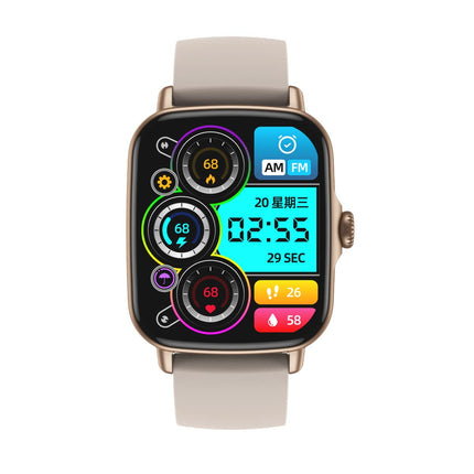 MINIX Crest Bluetooth Calling 1.69 HD Display Smartwatch l Bluetooth Calling l IP68 Waterproof l Rotary Crown l 100+ dial(Rose Gold) - Unboxify