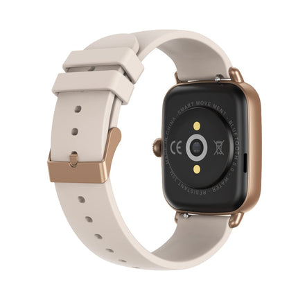 MINIX Crest Bluetooth Calling 1.69 HD Display Smartwatch l Bluetooth Calling l IP68 Waterproof l Rotary Crown l 100+ dial(Rose Gold) - Unboxify