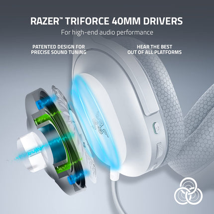 Razer Barracuda X (2022) - Wireless Multi-Platform Gaming and Mobile Headset - Mercury White - FRML Packaging RZ04-04430200-R3M1 - Unboxify