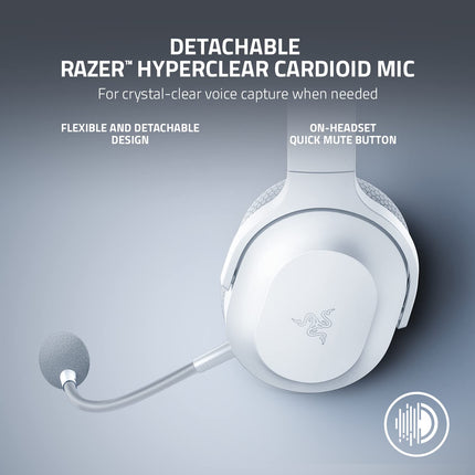 Razer Barracuda X (2022) - Wireless Multi-Platform Gaming and Mobile Headset - Mercury White - FRML Packaging RZ04-04430200-R3M1 - Unboxify
