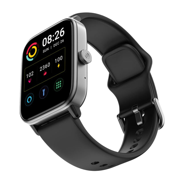 Noise ColorFit Pro 4 Max 1.8" Biggest Display, Bluetooth Calling Smart Watch, Built.in Alexa, 100 Sports Modes, Detection, Health & Productivity Suite (Jet Black) - Unboxify