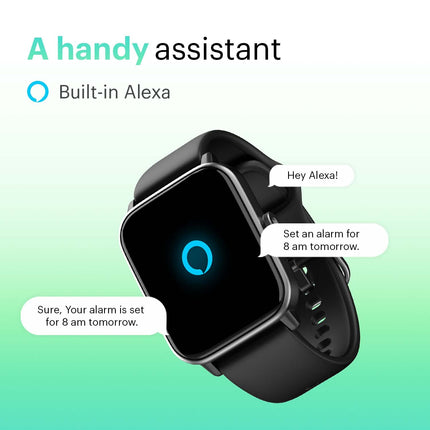 Noise ColorFit Pro 4 Max 1.8" Biggest Display, Bluetooth Calling Smart Watch, Built.in Alexa, 100 Sports Modes, Detection, Health & Productivity Suite (Jet Black) - Unboxify