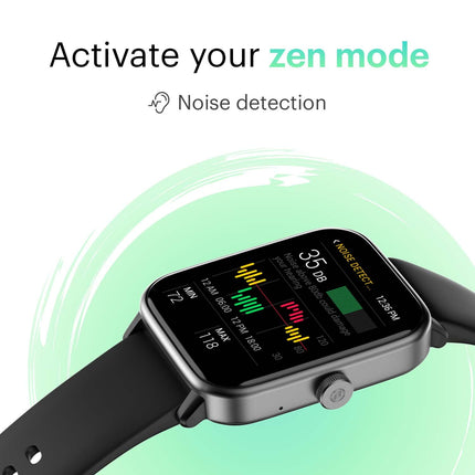 Noise ColorFit Pro 4 Max 1.8" Biggest Display, Bluetooth Calling Smart Watch, Built.in Alexa, 100 Sports Modes, Detection, Health & Productivity Suite (Jet Black) - Unboxify