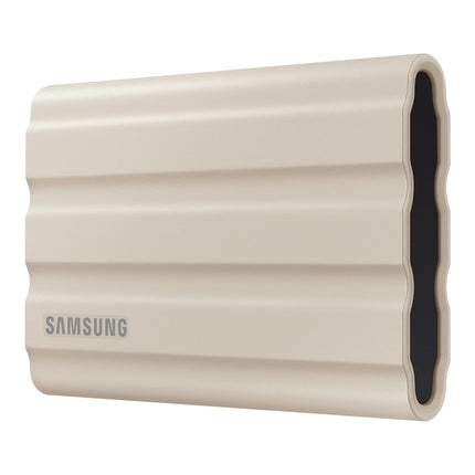 Samsung T7 Shield Portable SSD 2TB USB 3.2 Gen2 External SSD, Beige, Up to 1,050MB/s, Rugged, IP65 Water & Dust Resistant, for Photographers, Content Creators and Gaming, Mac Compatible, MU-PE2T0K