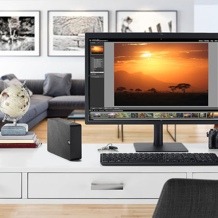 Seagate Expansion 20TB External Hard Drive HDD - USB 3.0, with Rescue Data Recovery Services (STKP20000400)