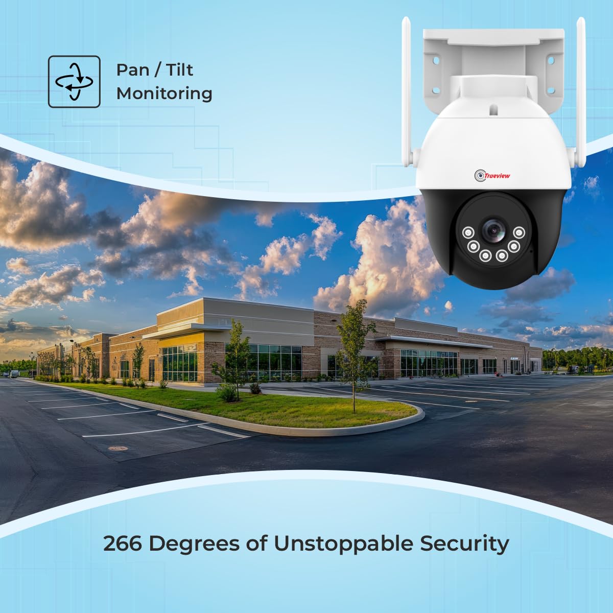 Trueview 3Mp HD 4G SIM Based Pan Tilt CCTV Camera,Outdoor Indoor Wirel ...