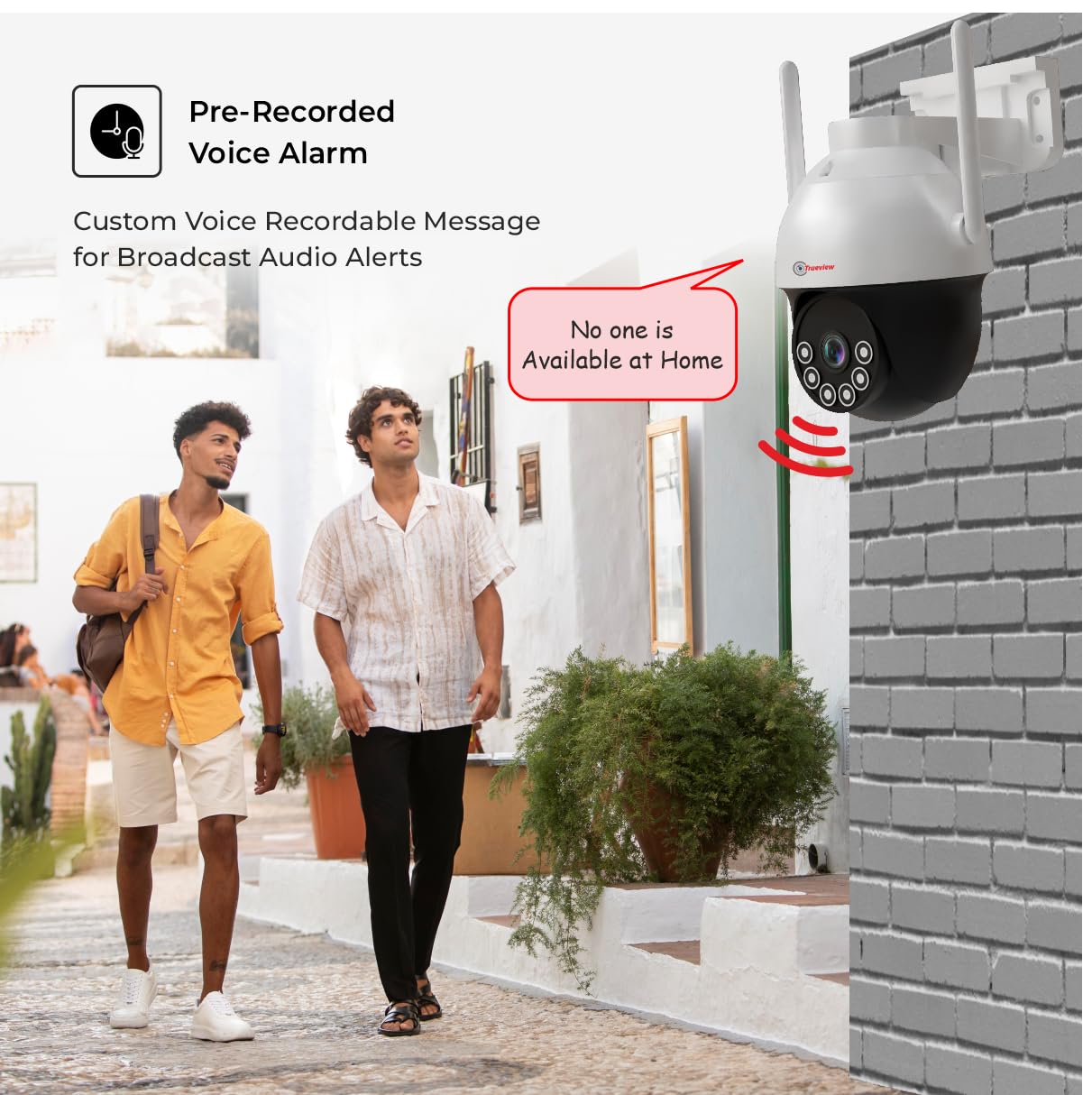 Trueview 3Mp HD 4G SIM Based Pan Tilt CCTV Camera,Outdoor Indoor Wirel ...