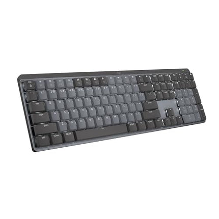 Logitech MX Mechanical Wireless Illuminated Performance Keyboard with Free Adobe Subscription, Linear Switches, Backlit Keys, Bluetooth, USB-C - Unboxify