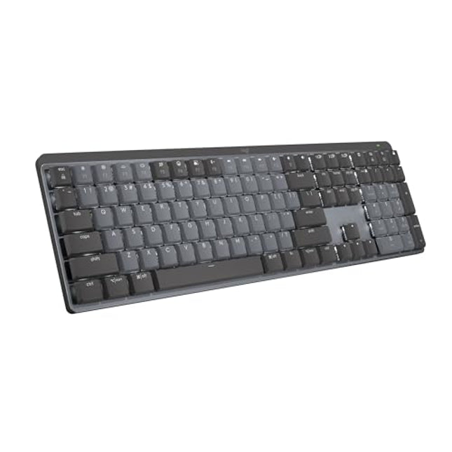 Logitech MX Mechanical Wireless Illuminated Performance Keyboard with Free Adobe Subscription, Linear Switches, Backlit Keys, Bluetooth, USB-C - Unboxify
