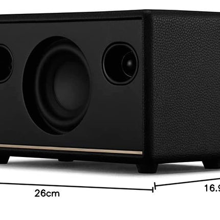 Marshall Acton III Wired Connectivity Stereo Home Speakers with Bluetooth 5.2 & RCA or 3.5mm Input – Black