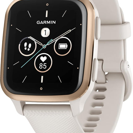 Garmin Venu Sq 2, Music, Ivory/Peach Gold, KOR/SEA
