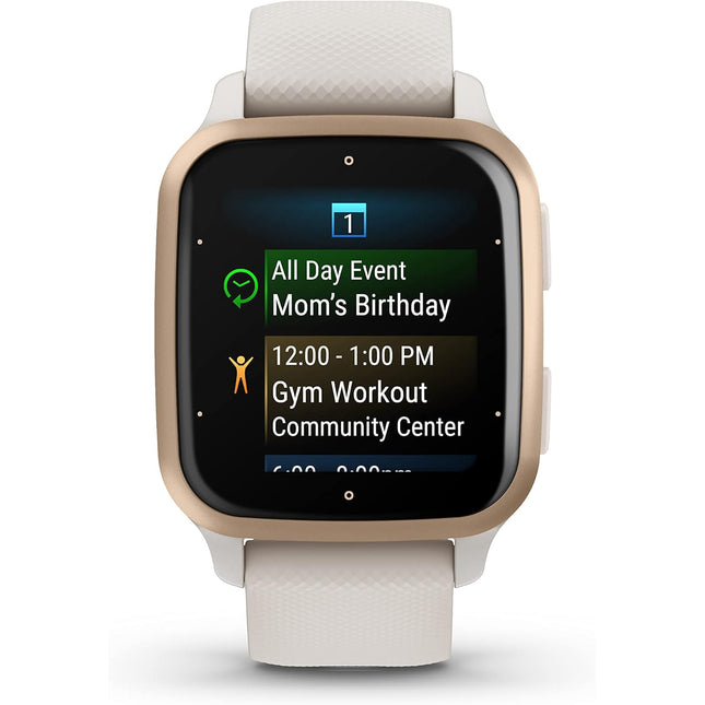 Garmin Venu Sq 2, Music, Ivory/Peach Gold, KOR/SEA