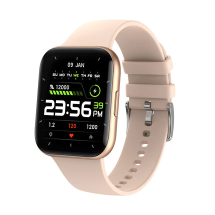Maxx SX25 Ace Smartwatch - 1.69" Display, Bluetooth, 100+ Sports Modes, Health Suite, Voice Assistance, Includes 2 Bonus Straps (Rose Glod) - Unboxify