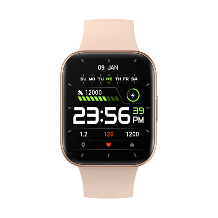 Maxx SX25 Ace Smartwatch - 1.69" Display, Bluetooth, 100+ Sports Modes, Health Suite, Voice Assistance, Includes 2 Bonus Straps (Rose Glod) - Unboxify