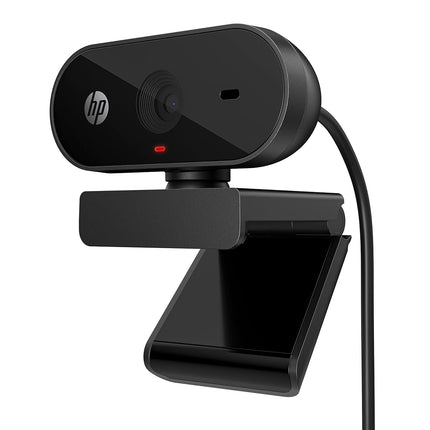 HP 320 FHD Webcam 1080 Full HD 30fps - Plug and Play Setup, Wide-Angle View for Video Calling on Skype, Zoom, Microsoft Teams and Other Apps/ 1 Year Warranty (53X26AA),Black - Unboxify