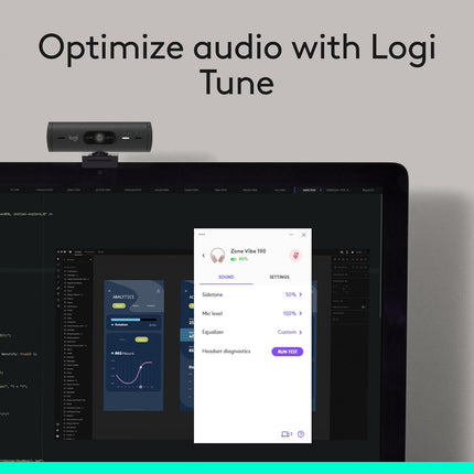 Logitech Zone Vibe 100 Lightweight Wireless Over-Ear Headphones with Noise-Cancelling Microphone, Advanced Multipoint Bluetooth Headset, Works with Teams, Google Meet, Zoom, Mac/PC