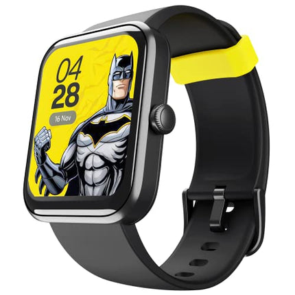 Boat Xtend Smartwatch Batman Edition w/Alexa Built-in, 1.69 HD Display, Multiple Watch Faces, Stress Monitor, Heart & SpO2 Monitoring, 14 Sports Modes, Sleep Monitor, 5 ATM(Knight Black) - Unboxify