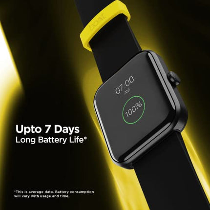 Boat Xtend Smartwatch Batman Edition w/Alexa Built-in, 1.69 HD Display, Multiple Watch Faces, Stress Monitor, Heart & SpO2 Monitoring, 14 Sports Modes, Sleep Monitor, 5 ATM(Knight Black) - Unboxify