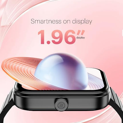 Noise Newly Launched ColorFit Pulse 3 with 1.96" Biggest Display Bluetooth Calling Smart Watch, Premium Build, Auto Sport Detection & 170+ Watch Faces Smartwatch for Men & Women (Jet Black) - Unboxify