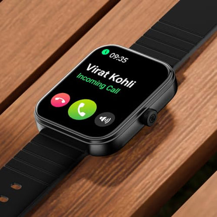 Noise Newly Launched ColorFit Pulse 3 with 1.96" Biggest Display Bluetooth Calling Smart Watch, Premium Build, Auto Sport Detection & 170+ Watch Faces Smartwatch for Men & Women (Jet Black) - Unboxify