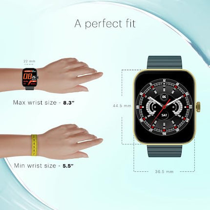 Noise Newly Launched ColorFit Pulse 3 with 1.96" Biggest Display Bluetooth Calling Smart Watch, Premium Build, Auto Sport Detection & 170+ Watch Faces Smartwatch for Men & Women (Jet Black) - Unboxify