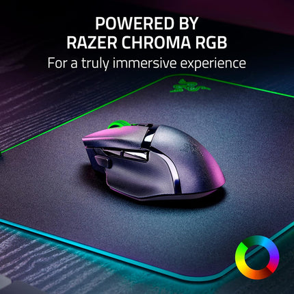 Razer Basilisk V3 X HyperSpeed Wireless Gaming Mouse: Bluetooth & HyperSpeed Wireless Compatible | 7 Programmable Buttons | 18000 DPI Optical Sensor - Matte Black - RZ01-04870100-R3A1