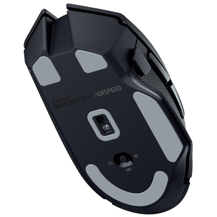 Razer Basilisk V3 X HyperSpeed Wireless Gaming Mouse: Bluetooth & HyperSpeed Wireless Compatible | 7 Programmable Buttons | 18000 DPI Optical Sensor - Matte Black - RZ01-04870100-R3A1