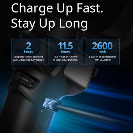 ZHIYUN Weebill 3S Gimbal Stabilizer for DSLR Cameras - Black