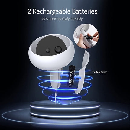 New World Charging Dock for Meta quest Oculus Quest 2 Controllers,VR Charger Station Fast Charging Kit for Meta Oculus Quest 2 Controllers with 2 Rechargeable Batteries