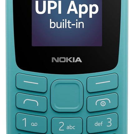 Nokia All-New 105 Single Sim Keypad Phone with Built-in UPI Payments, Long-Lasting Battery, Wireless FM Radio