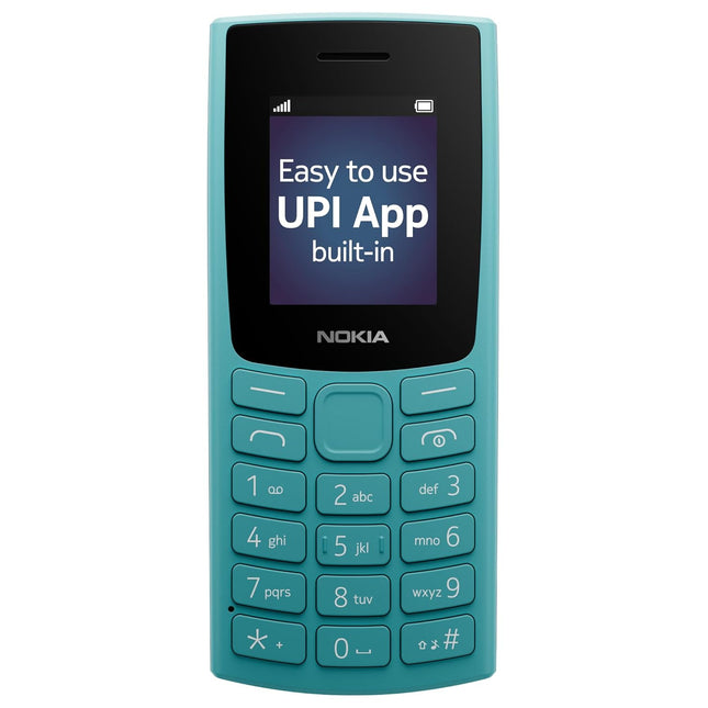 Nokia All-New 105 Single Sim Keypad Phone with Built-in UPI Payments, Long-Lasting Battery, Wireless FM Radio