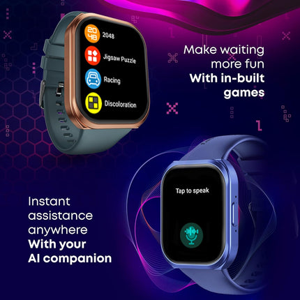 Fastrack New Limitless FS1+ Smart Watch|Biggest 2.01" UltraVU Display|Industry Best 950 Nits Brightness|SingleSync BT Calling|NitroFast Charging|110+ Sports Modes|200+ Watchfaces|Upto 7 Days Battery - Unboxify