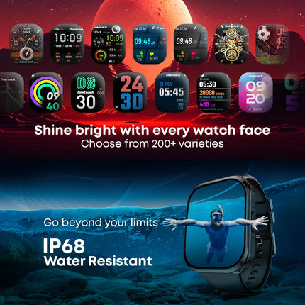 Fastrack New Limitless FS1+ Smart Watch|Biggest 2.01" UltraVU Display|Industry Best 950 Nits Brightness|SingleSync BT Calling|NitroFast Charging|110+ Sports Modes|200+ Watchfaces|Upto 7 Days Battery - Unboxify