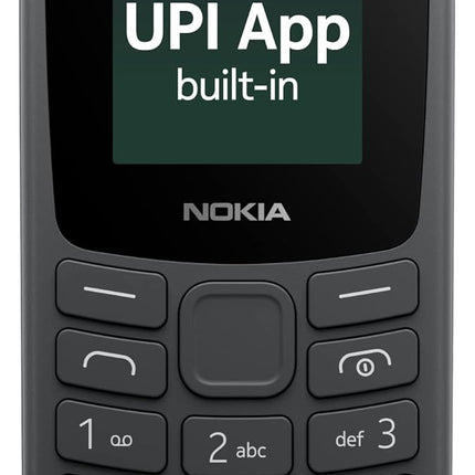 Nokia All-New 105 Dual Sim Keypad Phone with Built-in UPI Payments, Long-Lasting Battery, Wireless FM Radio