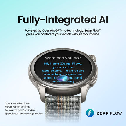 Amazfit Balance 46mm AMOLED Smart Watch, Body Composition, 14 Days Battery, Dual-Band GPS, BT Calling, VO2 Max, Aluminium Alloy Frame, Temperature Sensor, Train Smarter with AI Zepp Coach(Sunset Grey)