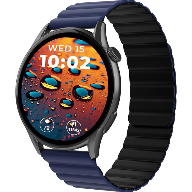 beatXP Evoke 1.43” Super Retina AMOLED Display Bluetooth Calling Smart Watch, 466 * 466px, 1000 Nits, 60Hz Refresh Rate, 100+ Sports Modes - Unboxify