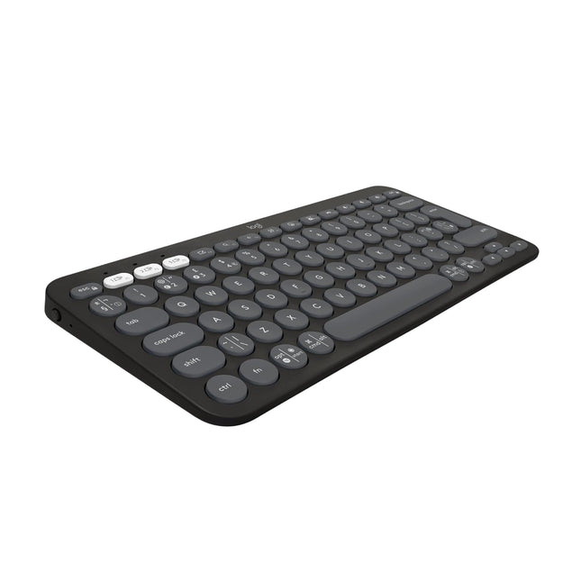 Logitech Pebble Keys 2 K380s, Multi-Device Bluetooth Wireless Keyboard with Customisable Shortcuts, Slim and Portable, Easy-Switch for Windows, macOS, iPadOS, Android, Chrome OS