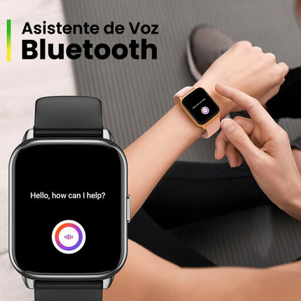 Amazfit Pop 2 with Ultra-Large 1.78 inch HD AMOLED Display, BT Calling, SpO2 Smartwatch