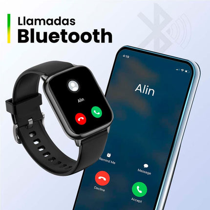 Amazfit Pop 2 with Ultra-Large 1.78 inch HD AMOLED Display, BT Calling, SpO2 Smartwatch